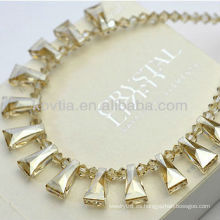 Collar de cristal amarillo austriaco original de lujo al por mayor